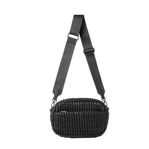 NEW HAUTE SHORE women's noa cargo camera crossbody bag in jet black